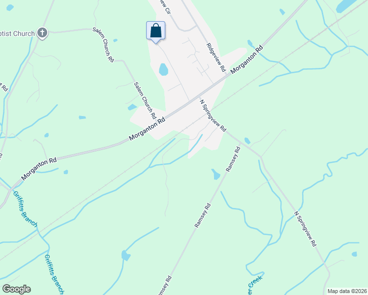 map of restaurants, bars, coffee shops, grocery stores, and more near 753 Farmington Way in Maryville