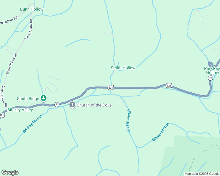 map of restaurants, bars, coffee shops, grocery stores, and more near 758 Gilbert Branch in Townsend