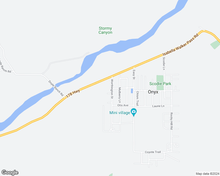 map of restaurants, bars, coffee shops, grocery stores, and more near 8109 Worthington Street in Onyx