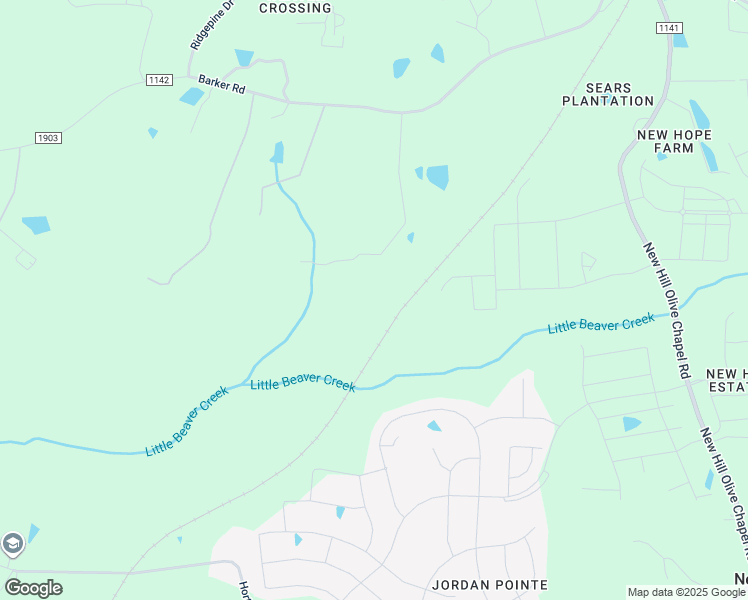 map of restaurants, bars, coffee shops, grocery stores, and more near 3139 Lone Creek Road in New Hill