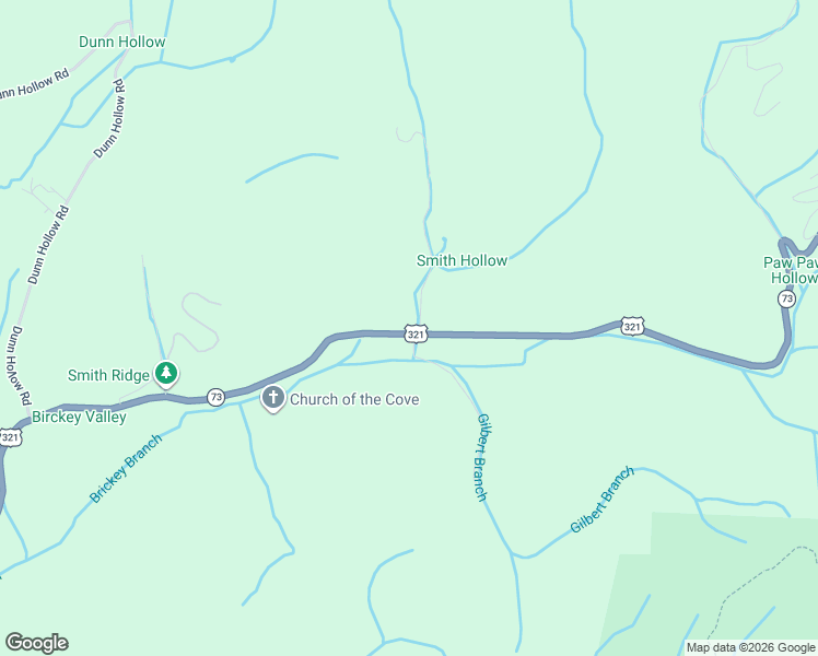 map of restaurants, bars, coffee shops, grocery stores, and more near 758 Gilbert Branch in Townsend