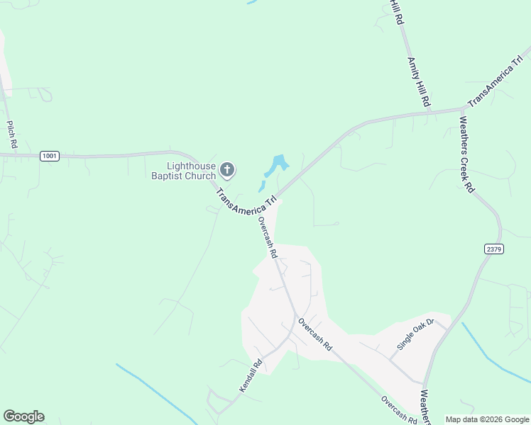 map of restaurants, bars, coffee shops, grocery stores, and more near 105 Overcash Road in Troutman