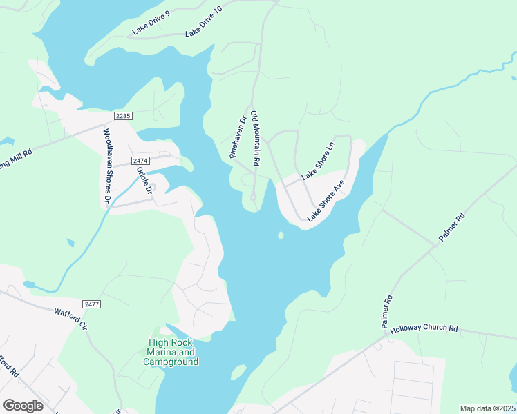 map of restaurants, bars, coffee shops, grocery stores, and more near 4297 Old Mountain Road in Lexington