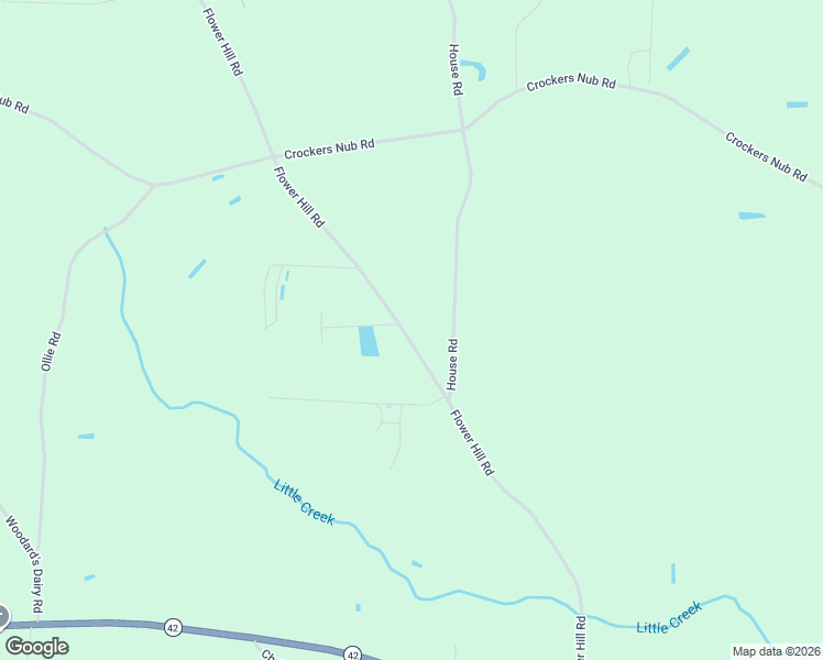 map of restaurants, bars, coffee shops, grocery stores, and more near 6240 Flower Hill Road in Kenly