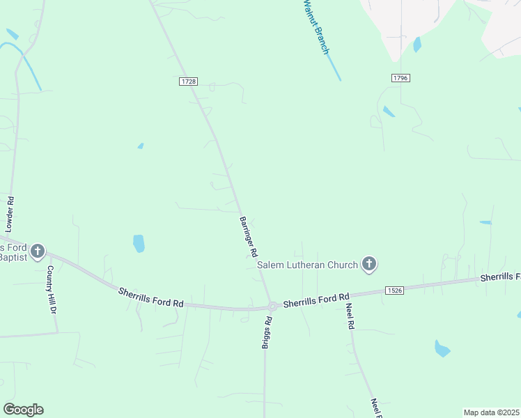 map of restaurants, bars, coffee shops, grocery stores, and more near 845 Barringer Road in Salisbury