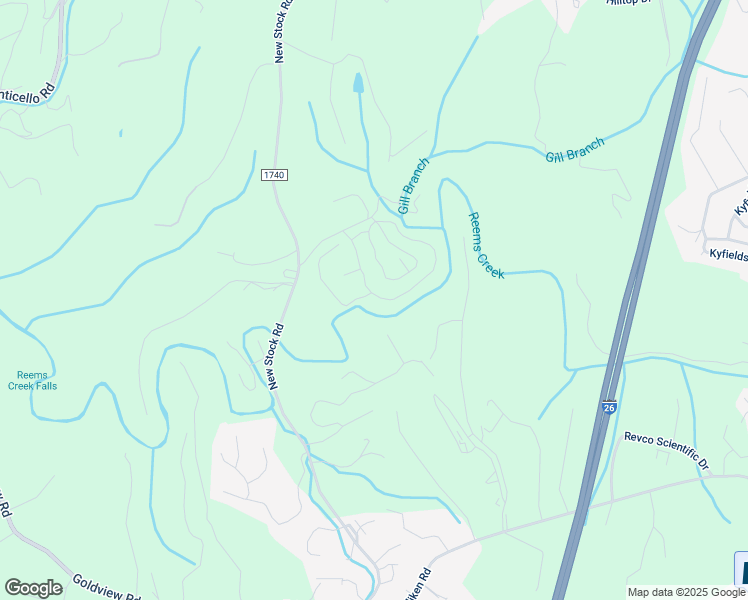 map of restaurants, bars, coffee shops, grocery stores, and more near 33 Creekside View Drive in Asheville
