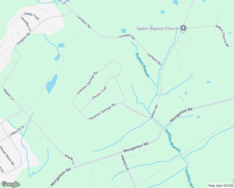 map of restaurants, bars, coffee shops, grocery stores, and more near 1010 Houston Springs Road in Greenback