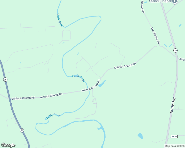 map of restaurants, bars, coffee shops, grocery stores, and more near 3339 Antioch Church Road in Middlesex