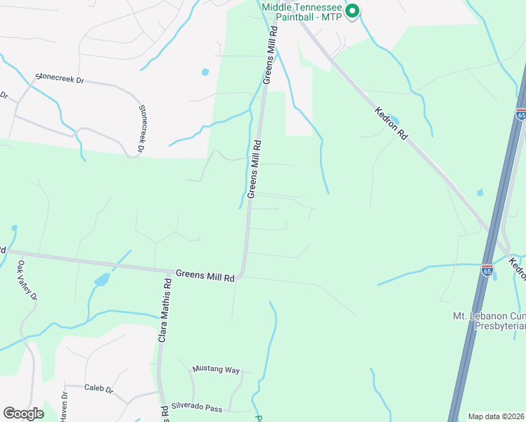 map of restaurants, bars, coffee shops, grocery stores, and more near 3526 Greens Mill Road in Spring Hill