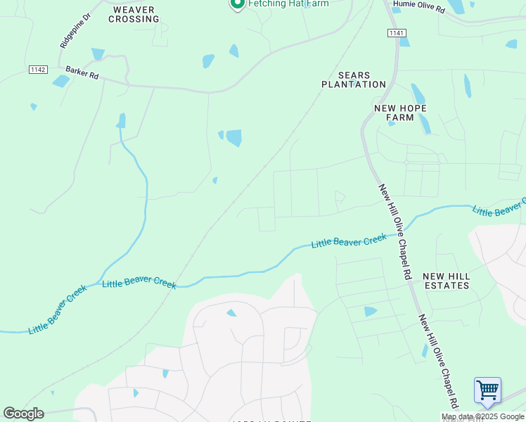 map of restaurants, bars, coffee shops, grocery stores, and more near 2501 Woodland Pines Drive in New Hill