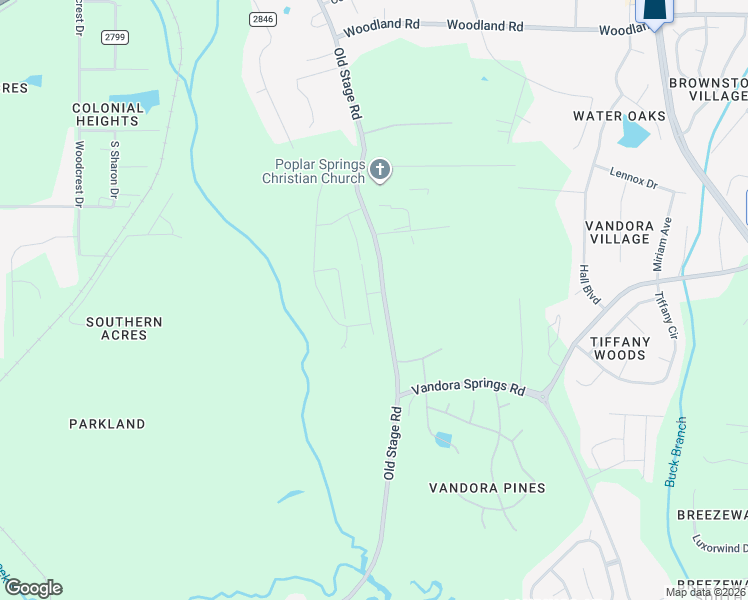 map of restaurants, bars, coffee shops, grocery stores, and more near 6310-6598 Old Stage Road in Raleigh