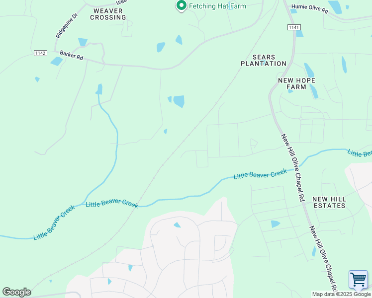 map of restaurants, bars, coffee shops, grocery stores, and more near 3636 Manor Pines Court in New Hill