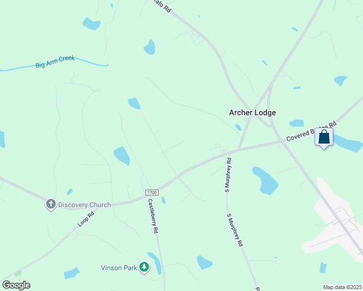 map of restaurants, bars, coffee shops, grocery stores, and more near 96 Opry Ln in Clayton