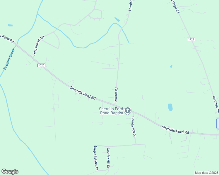 map of restaurants, bars, coffee shops, grocery stores, and more near 6834 Lowder Road in Salisbury