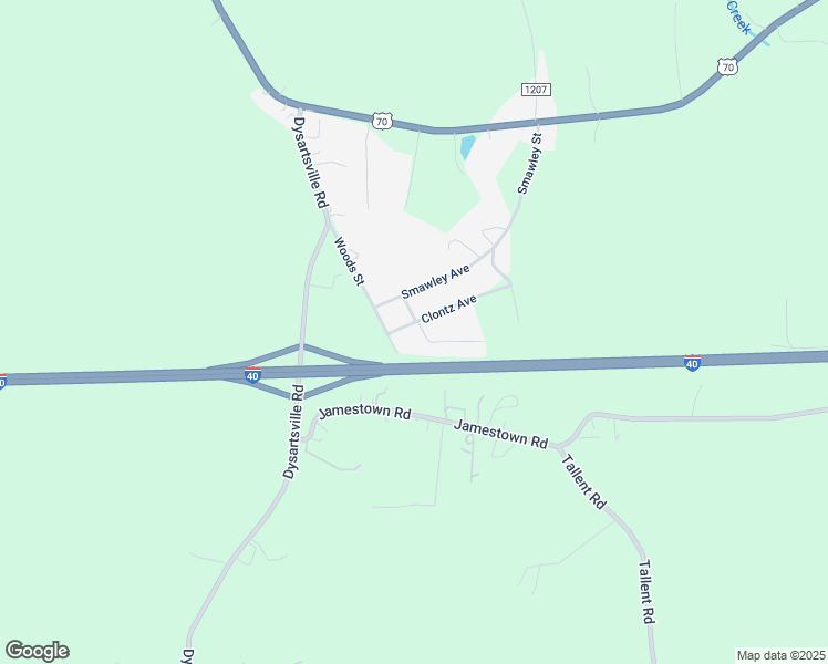 map of restaurants, bars, coffee shops, grocery stores, and more near 5241 Smawley Avenue in Morganton