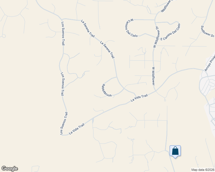 map of restaurants, bars, coffee shops, grocery stores, and more near 73 La Serena Trail in Santa Fe