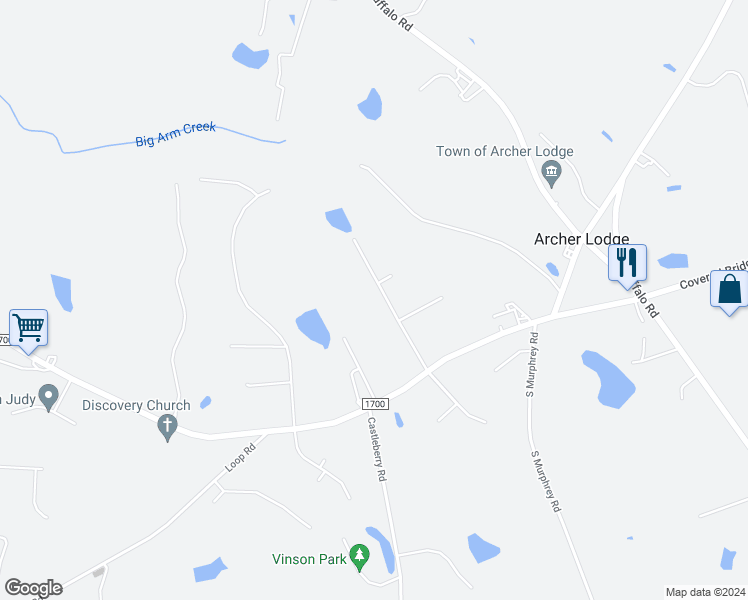 map of restaurants, bars, coffee shops, grocery stores, and more near 213 Nashville Drive in Clayton