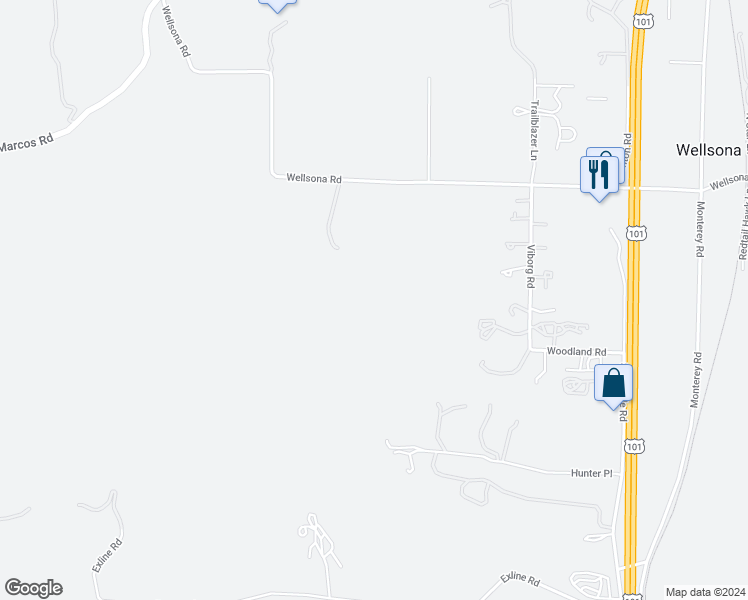 map of restaurants, bars, coffee shops, grocery stores, and more near 35 Wellsona Road in Paso Robles