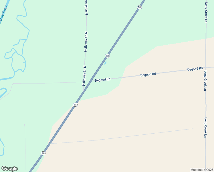 map of restaurants, bars, coffee shops, grocery stores, and more near 1146 Degood Road in Cash