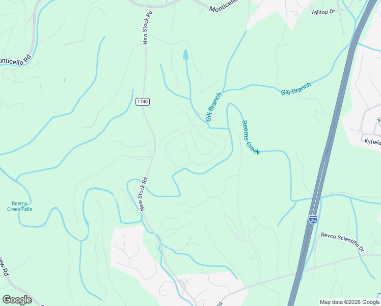 map of restaurants, bars, coffee shops, grocery stores, and more near 20 Creekside View Drive in Asheville