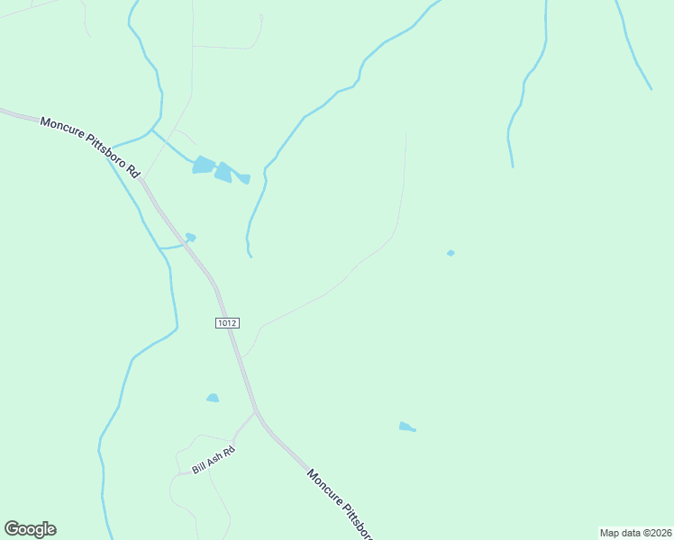 map of restaurants, bars, coffee shops, grocery stores, and more near 395 Bill Thomas Road in Moncure