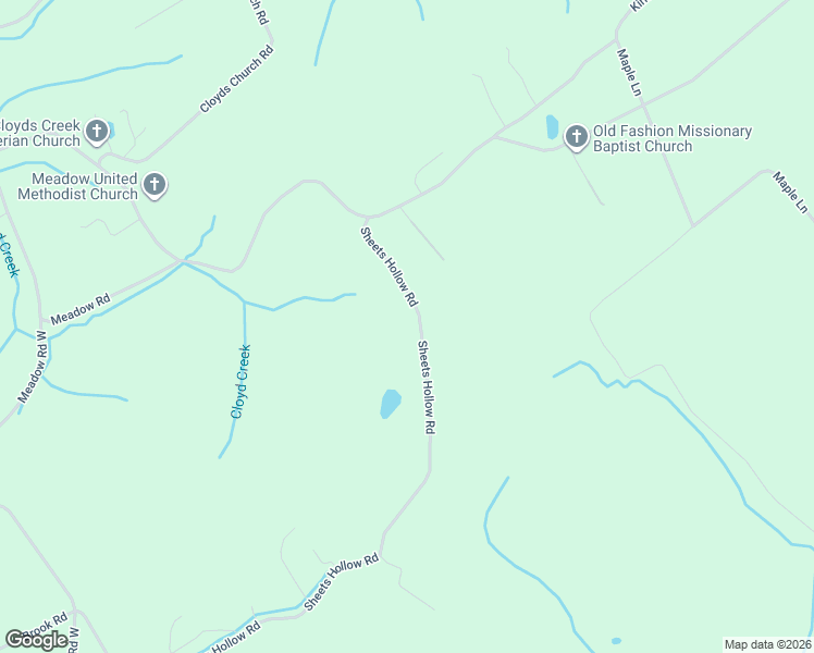 map of restaurants, bars, coffee shops, grocery stores, and more near 1140 Sheets Hollow Road in Greenback