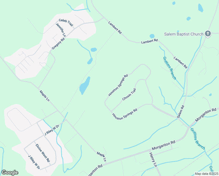map of restaurants, bars, coffee shops, grocery stores, and more near 1157 Houston Springs Road in Greenback