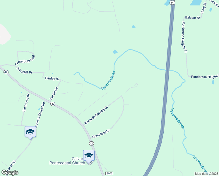 map of restaurants, bars, coffee shops, grocery stores, and more near 510 Crystal Wood Road in Asheboro
