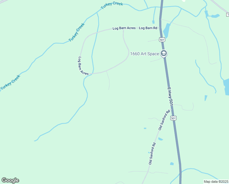 map of restaurants, bars, coffee shops, grocery stores, and more near 157 Cardinal Court in Pittsboro