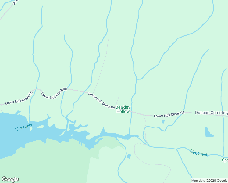 map of restaurants, bars, coffee shops, grocery stores, and more near 2880 Lower Lick Creek Road in Linden