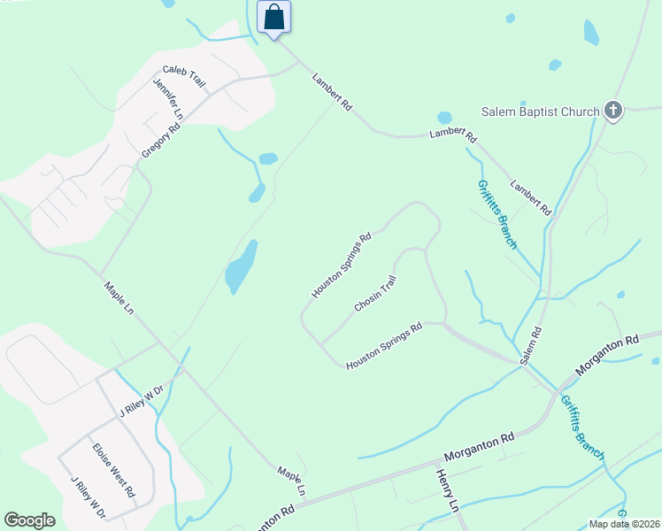 map of restaurants, bars, coffee shops, grocery stores, and more near 1157 Houston Springs Road in Greenback