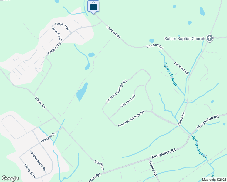 map of restaurants, bars, coffee shops, grocery stores, and more near 1157 Houston Springs Road in Greenback