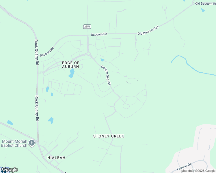 map of restaurants, bars, coffee shops, grocery stores, and more near Eden View Bend in Clayton