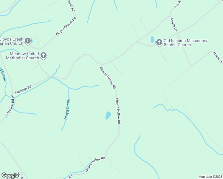 map of restaurants, bars, coffee shops, grocery stores, and more near 1140 Sheets Hollow Road in Greenback