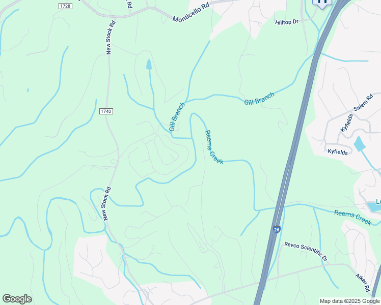 map of restaurants, bars, coffee shops, grocery stores, and more near 65 Creekside View Drive in Asheville