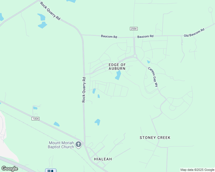 map of restaurants, bars, coffee shops, grocery stores, and more near 7605 Rock Quarry Road in Raleigh