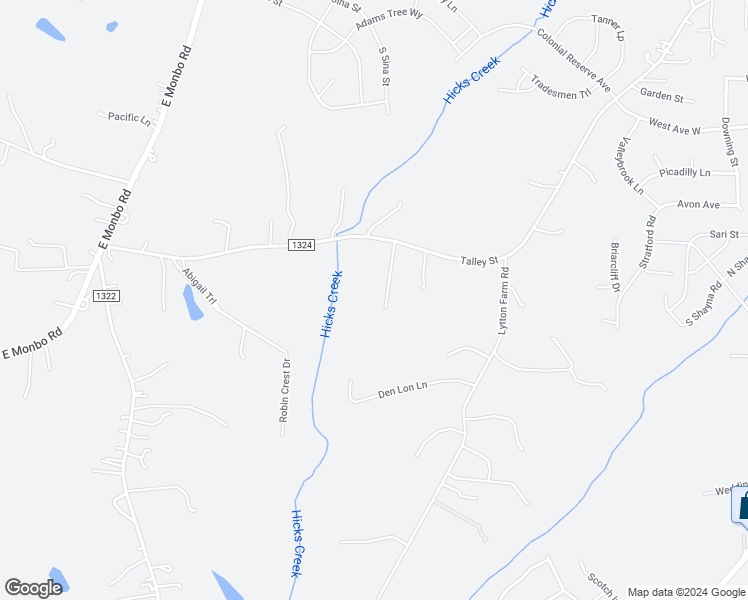 map of restaurants, bars, coffee shops, grocery stores, and more near 132 Talley Ridge Drive in Troutman
