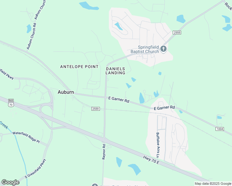 map of restaurants, bars, coffee shops, grocery stores, and more near 2213 East Garner Road in Raleigh