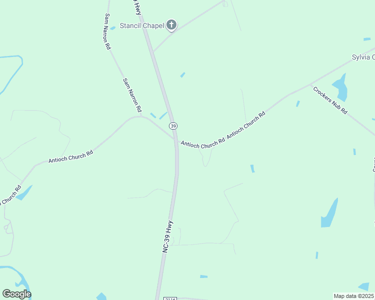 map of restaurants, bars, coffee shops, grocery stores, and more near 8490 North Carolina 39 in Middlesex