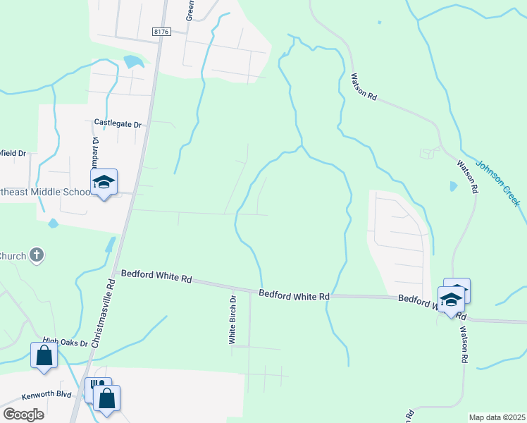 map of restaurants, bars, coffee shops, grocery stores, and more near 6 Markwood Lane in Jackson