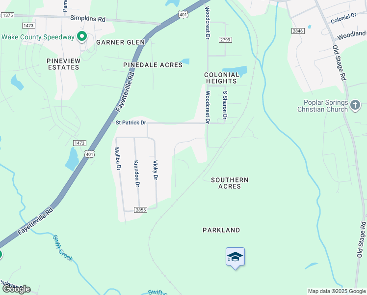 map of restaurants, bars, coffee shops, grocery stores, and more near 1513 Harmont Drive in Raleigh