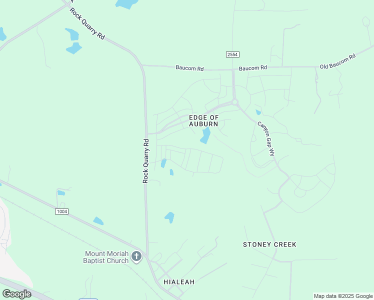 map of restaurants, bars, coffee shops, grocery stores, and more near 7605 Rock Quarry Road in Raleigh