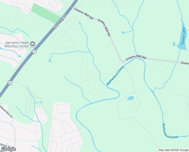 map of restaurants, bars, coffee shops, grocery stores, and more near 2556 Greens Mill Road in Columbia