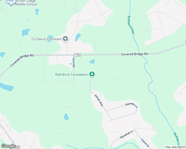 map of restaurants, bars, coffee shops, grocery stores, and more near 299 Tafton Drive in Wendell