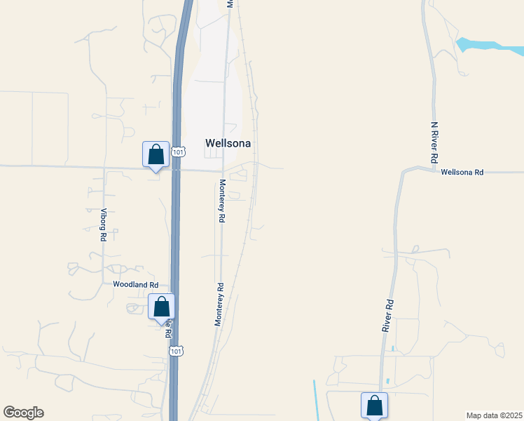 map of restaurants, bars, coffee shops, grocery stores, and more near 6380 North Star Lane in Paso Robles