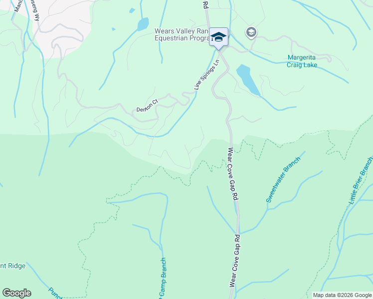 map of restaurants, bars, coffee shops, grocery stores, and more near 3809 Hikers Path Way in Sevierville