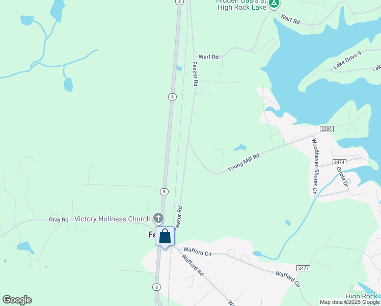 map of restaurants, bars, coffee shops, grocery stores, and more near 1601 Feezor Road in Lexington