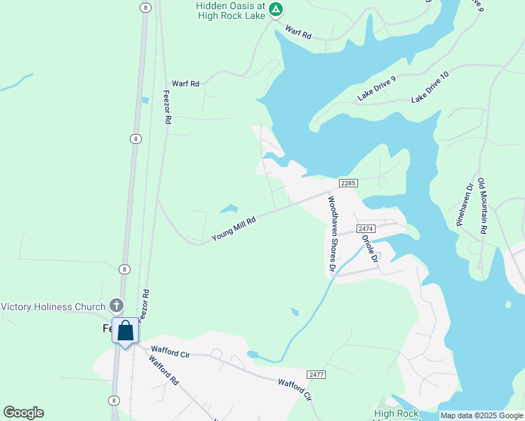 map of restaurants, bars, coffee shops, grocery stores, and more near 617 Young Mill Road in Lexington