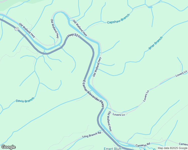 map of restaurants, bars, coffee shops, grocery stores, and more near Old Walland Highway in Townsend