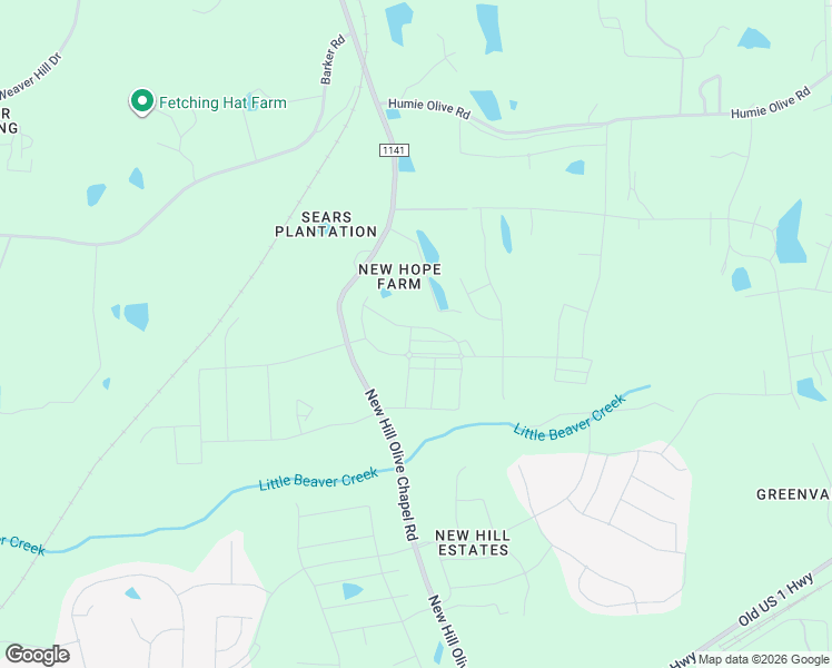 map of restaurants, bars, coffee shops, grocery stores, and more near 2444 Gordal Trail in New Hill